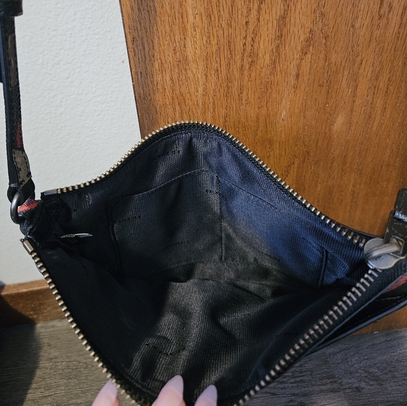 Coach Black and Red Floral Crossbody Bag - Picture 4 of 4